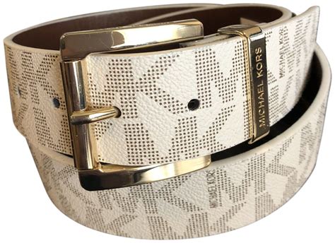 michael kors belt designer 553368 small synthetic leather real|Michael Kors designer belt.